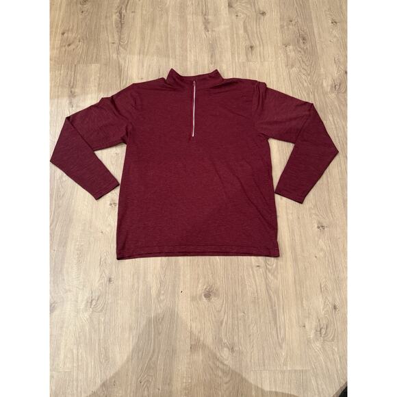 LULULEMON Metal Vent Tech 1/2 Zip 2.0 Burgundy Men's Lightweight Pullover XXL - Picture 1 of 7